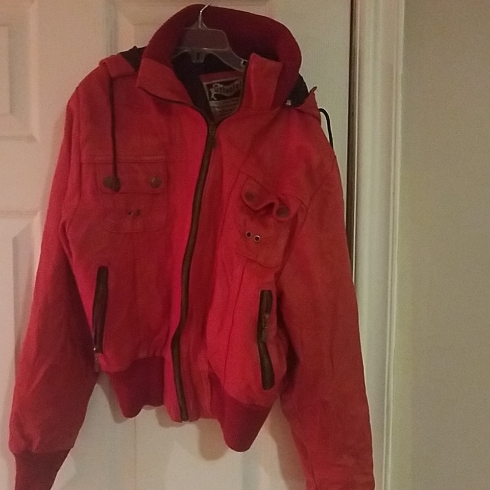 Red bomber jacket - Picture 5 of 7